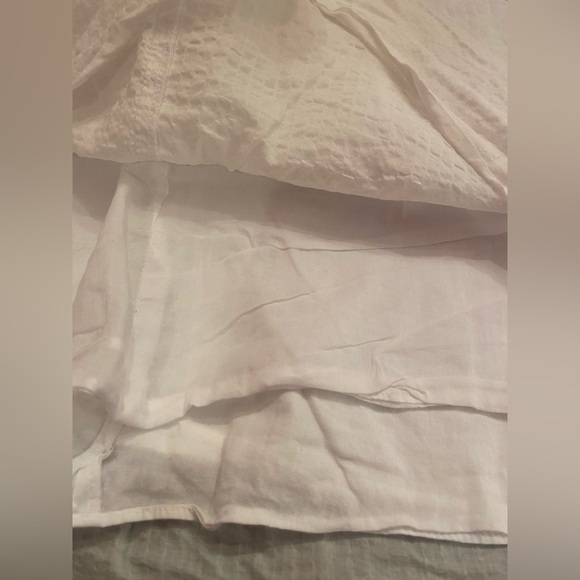 J. Crew Textured White Strapless Summer Dress Size 0 - Picture 9 of 9